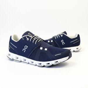 On Cloud 6 Mens Running Shoes Midnight White Navy Blue 3MF10070692 Size 11 NEW